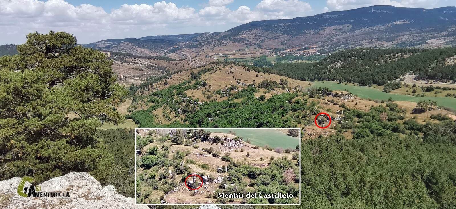 Panorámica hacia la Virgen de la Vega