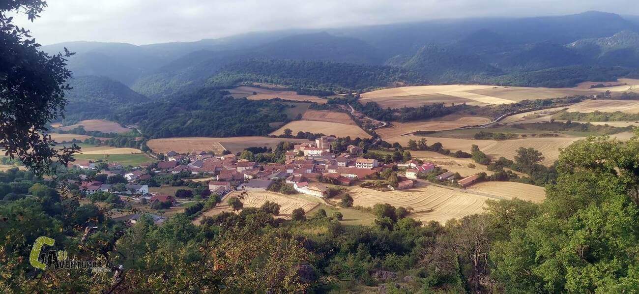 Mirador hacia el valle de Amescoas