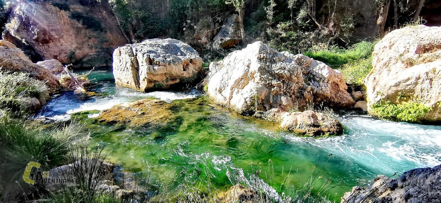 Río Mijares a su paso por la sierra de Gudar
