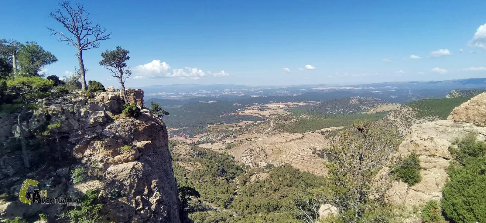 Vistas desde los cortados de la Atalaya