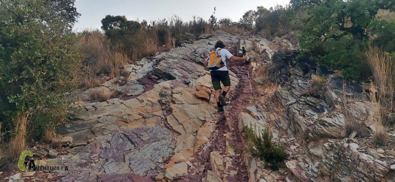 Subiendo por la senda d'Aigualit