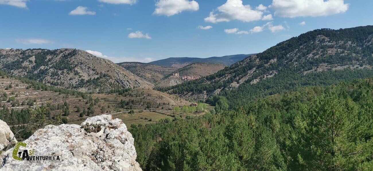 Alcalá de la Selva desde un mirador natural