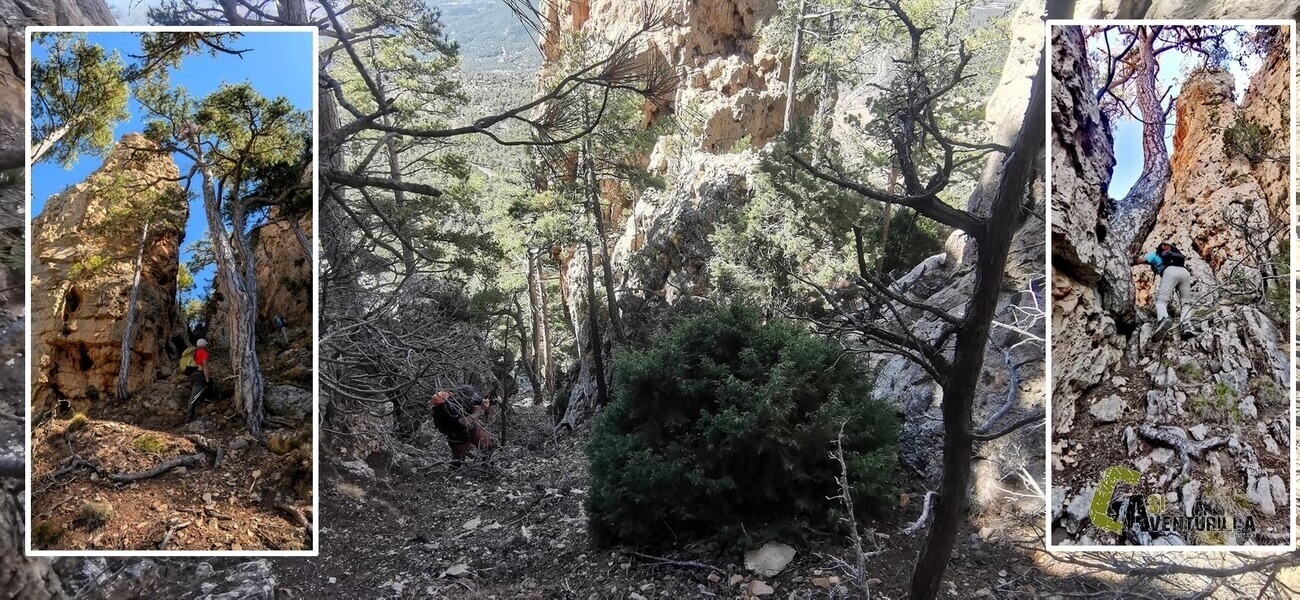 Subiendo junto al Gran Frailon