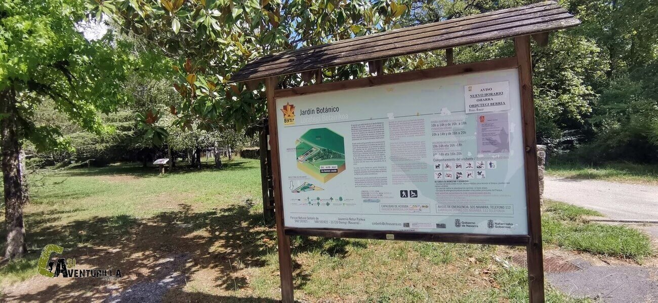 jardín botánico del señorio de Bertiz