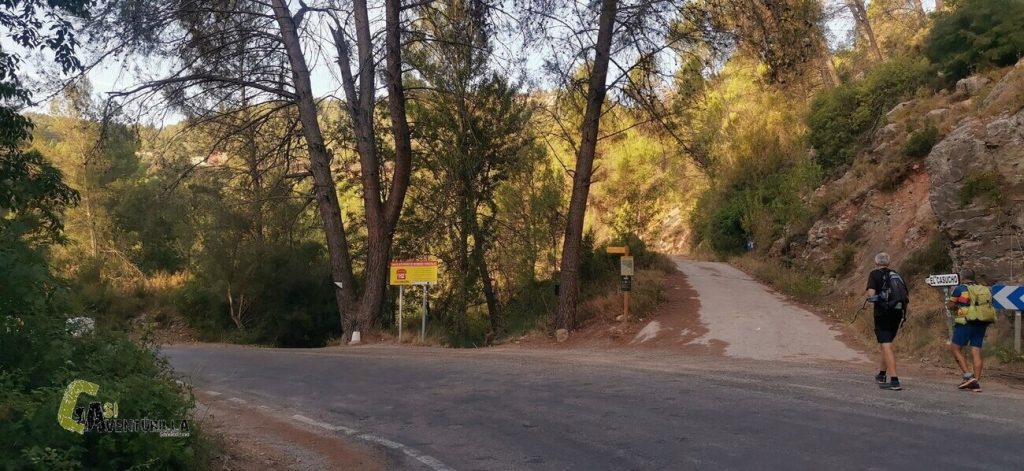 El PR-TE en el Puente del Cantal de olba