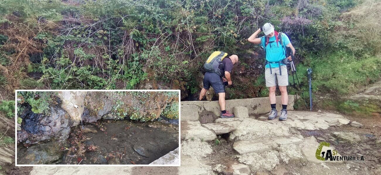 fuente en la ladera del Alkurruntz