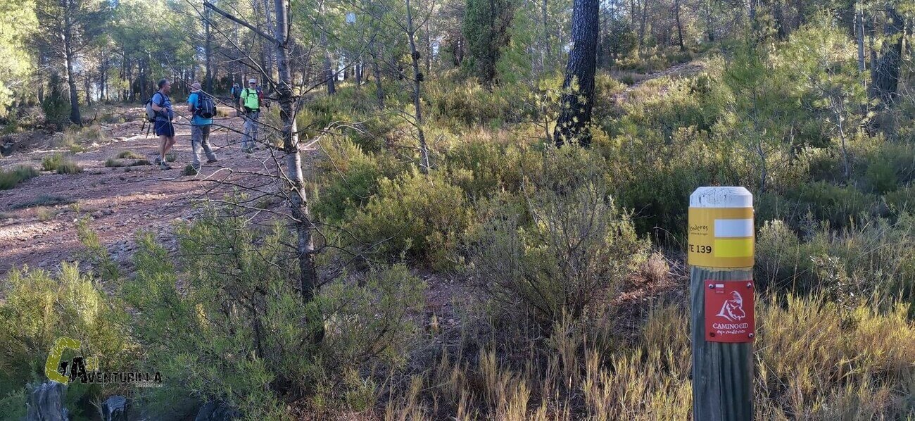 Camino del Cid y PR-TE 139 en Olba y Fuentes de Rubielos