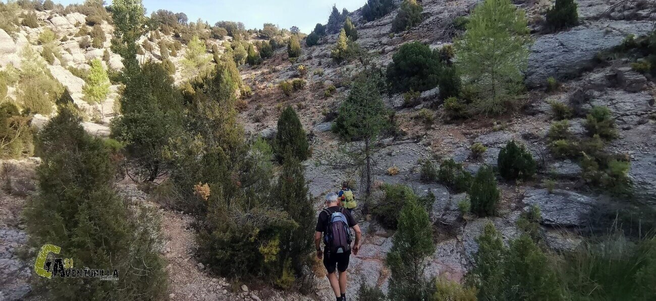 Barranco de la Hoz en Olba