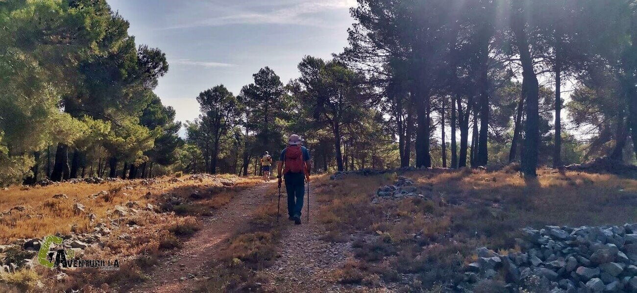 Peña Blanca en la sierra de Gudar