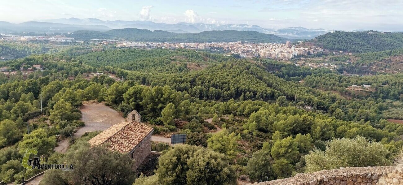 Vistas desde el castillo del Alcalaten