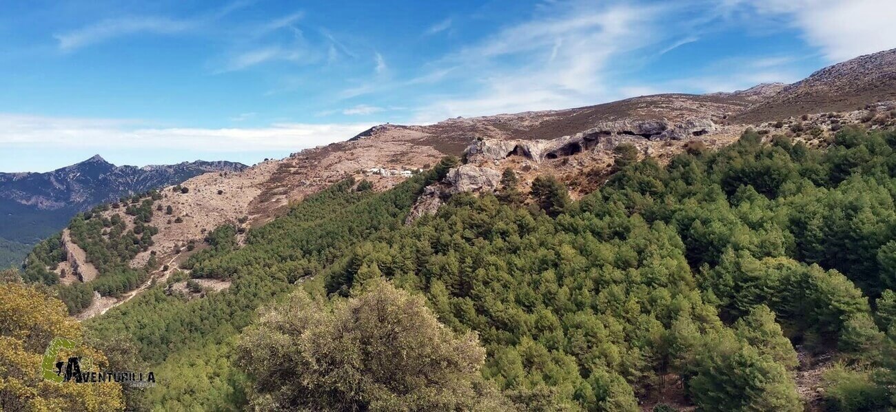 Vistas de Poyotello en la sierra de Segura