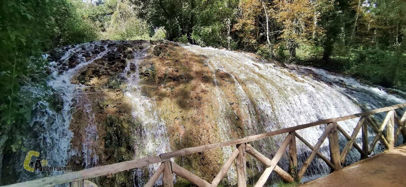 Cascada de los Vadillos en el Monasterio de Piedra