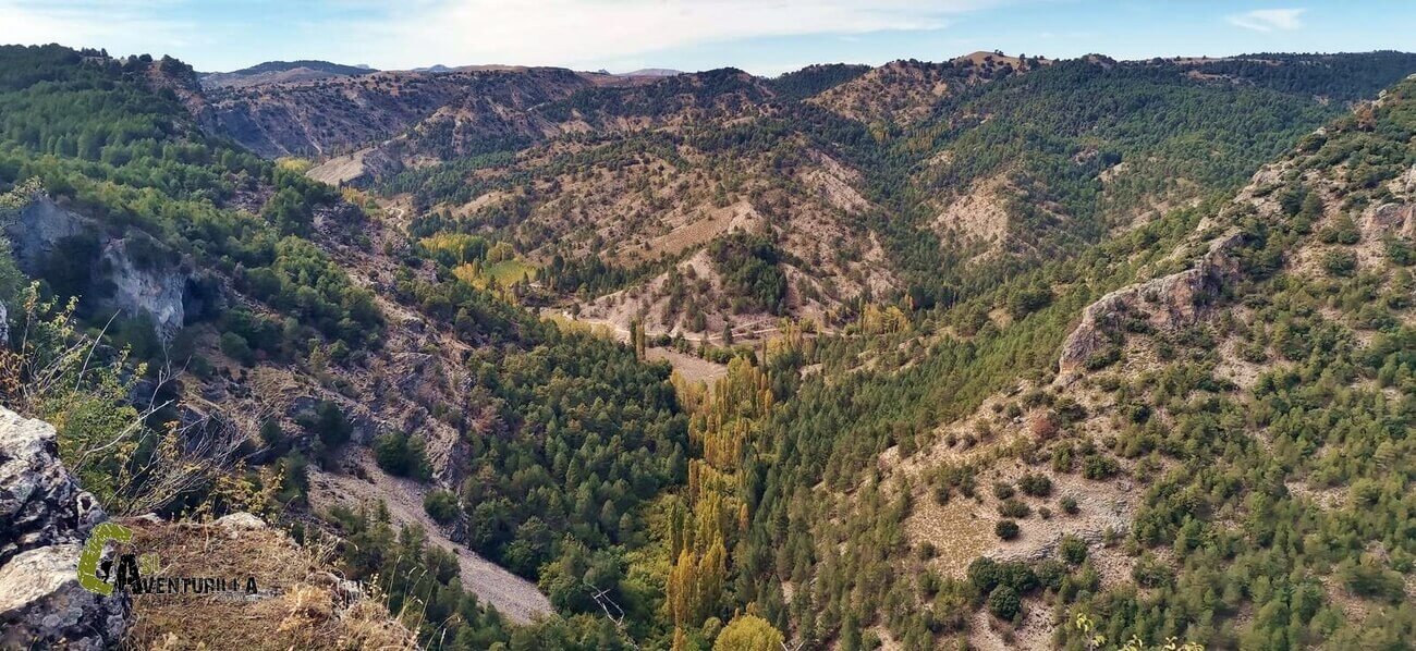 Bonitas vistas hacia el valle del rio Segura