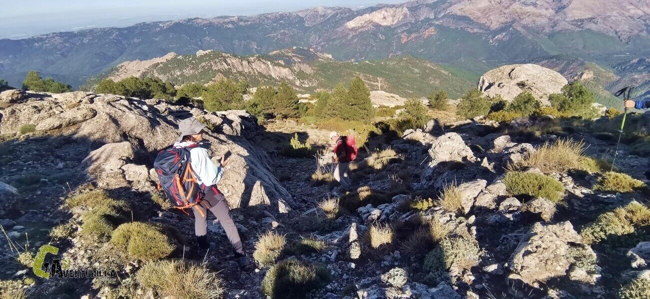 Bajamos del Banderillas hacia el Cinto Alto