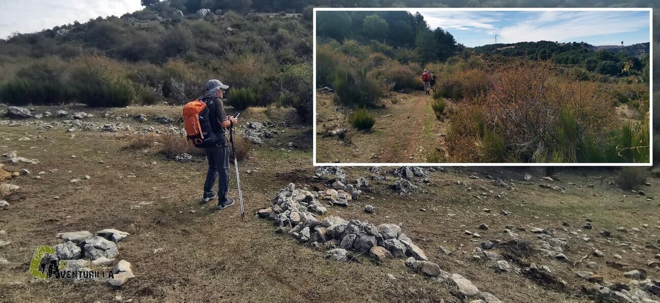 Llegamos al GR 247 y GR 7
