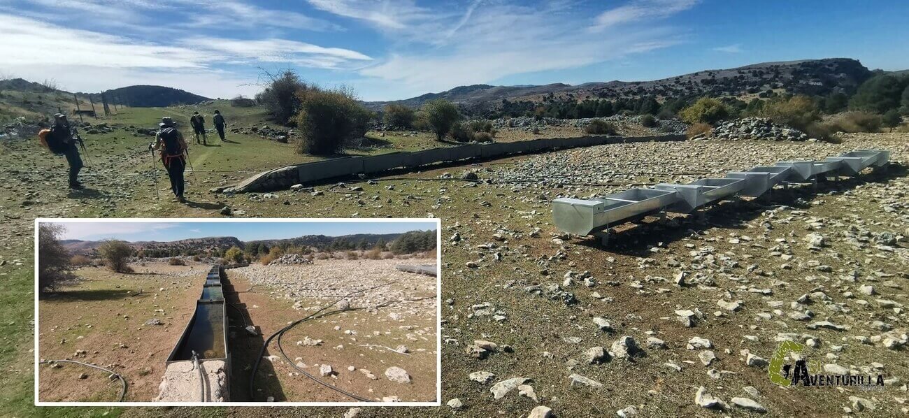 abrevadero en la sierra de Segura