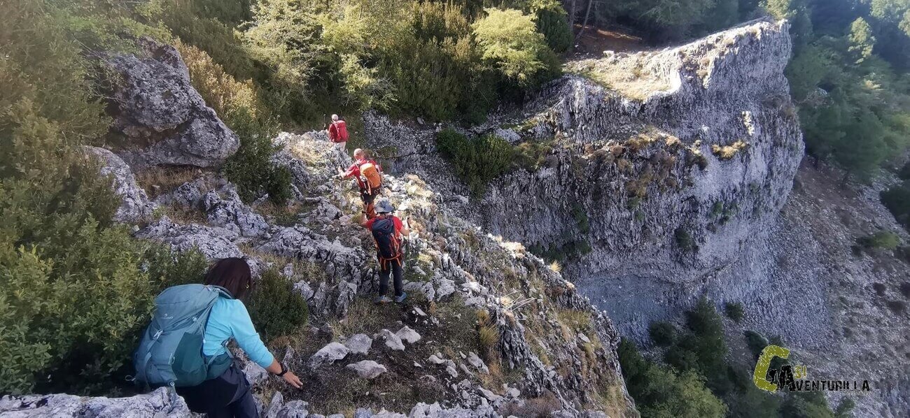 Tramo junto al acantilado