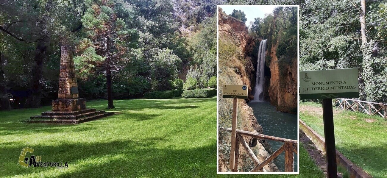 Monumento a JFederico Muntadas en el Monasterio de Piedra