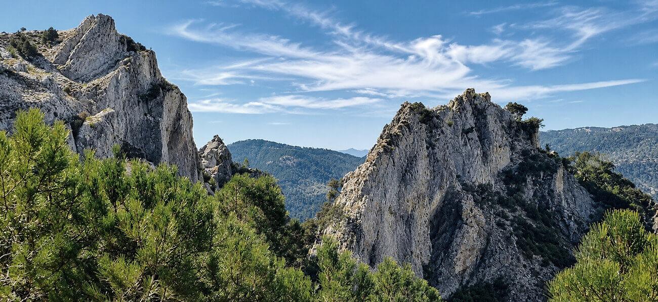 Crestas de la montaña