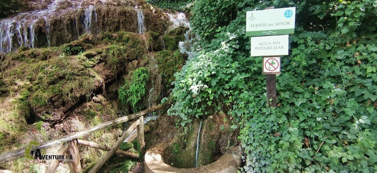 Fuente del Señor en el Monasterio de Piedra