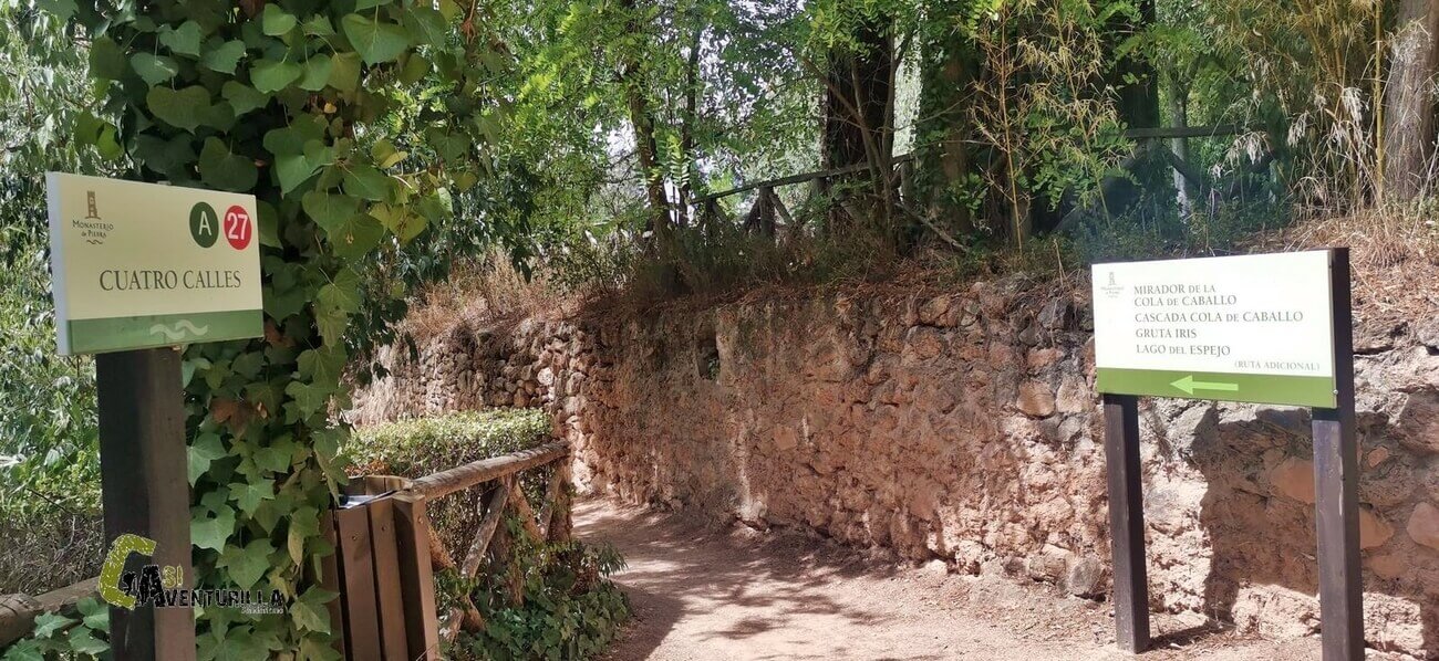 Cuatro Calles en el Monasterio de Piedra