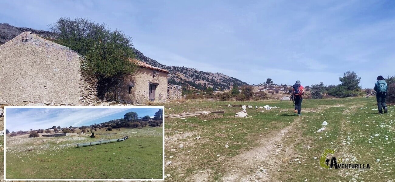 Corrales, abrevaderos y casa del pinar Negro