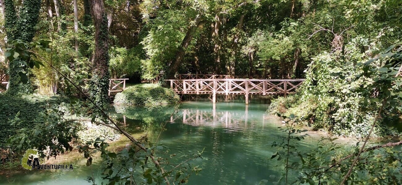 Lago de los Patos en el Monasterio de Piedra