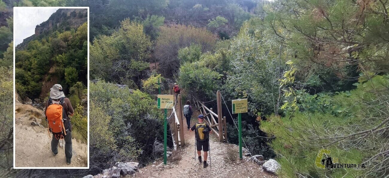Puente del rio Segura cerca de Poyotello
