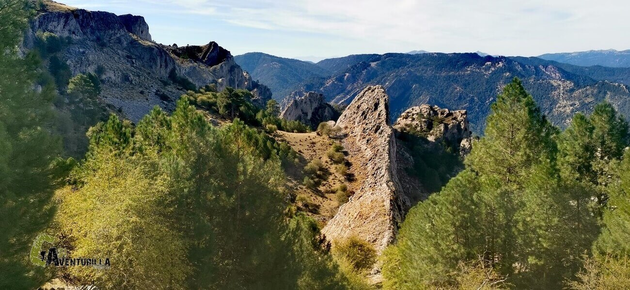 Espectacular formacion en la sierra de Segura