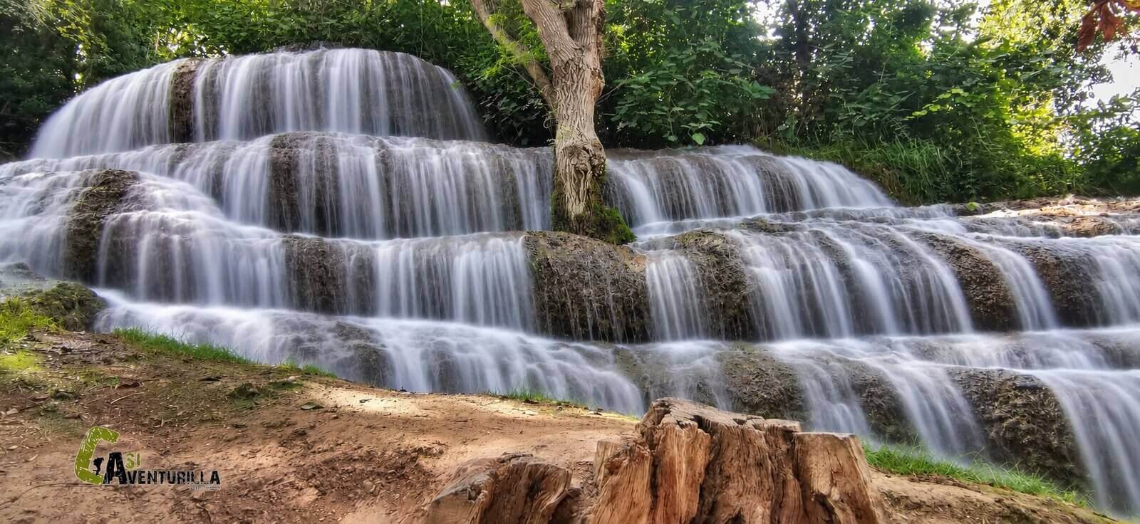 Cascada de los Fresnos Altos en el Monasterio de Piedra